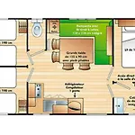 Mobil-home Spacieux Avec Terrasse Pour 6 Personnes A - Api-1-52-487 Kemping *